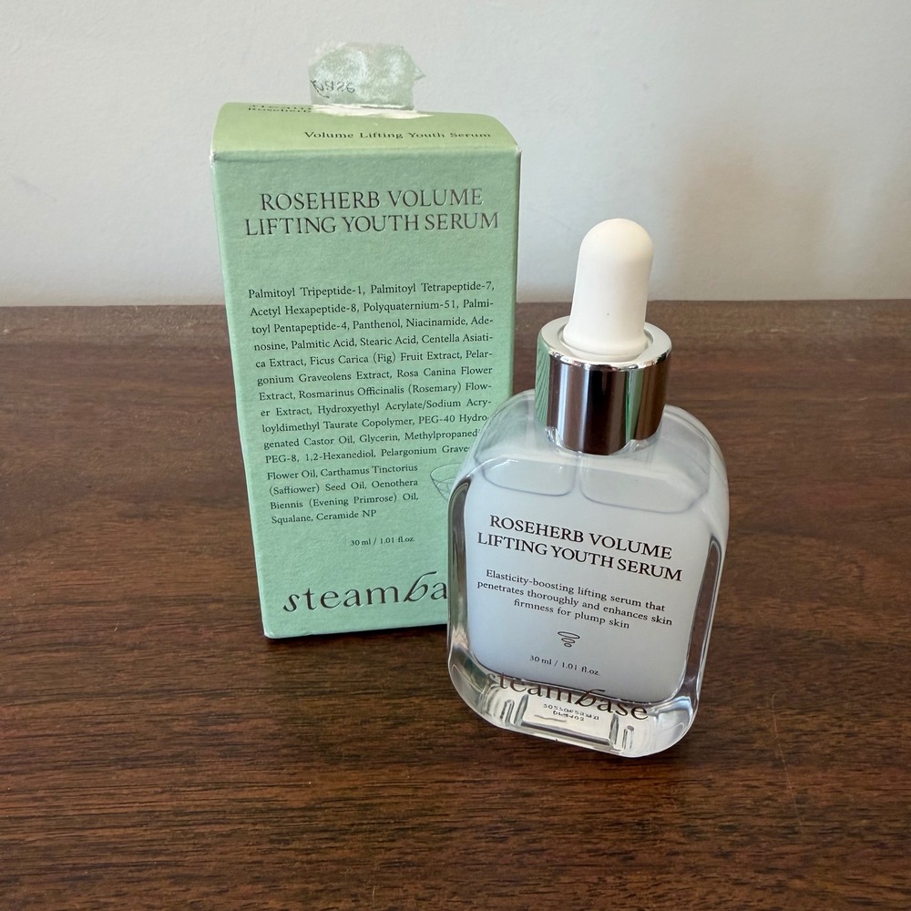Steambase Roseherb Volume Lifting Youth Serum 30ml K-Beauty Peptide Niacinamide